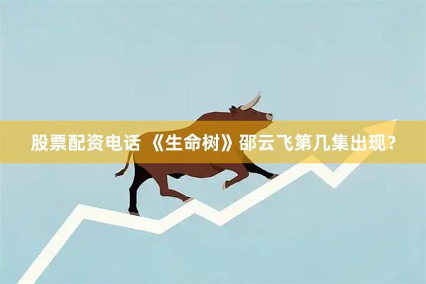 股票配资电话 《生命树》邵云飞第几集出现？