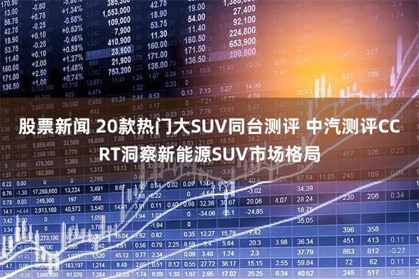 股票新闻 20款热门大SUV同台测评 中汽测评CCRT洞察新能源SUV市场格局